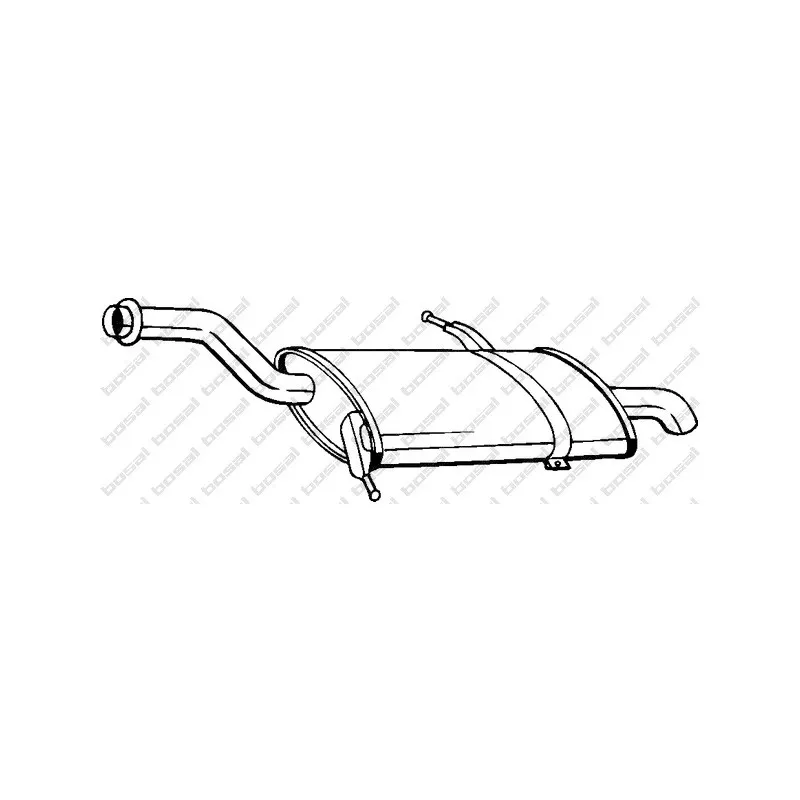 Silencieux arrière BOSAL 135-081