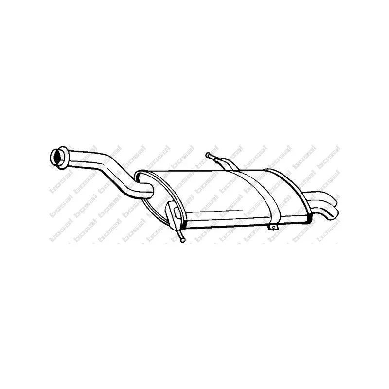 Silencieux arrière BOSAL 135-085