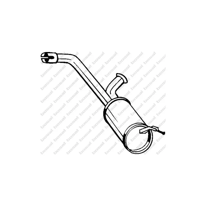 Silencieux arrière BOSAL 135-099