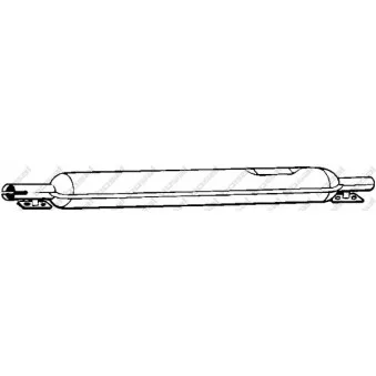 Silencieux avant BOSAL 135-371