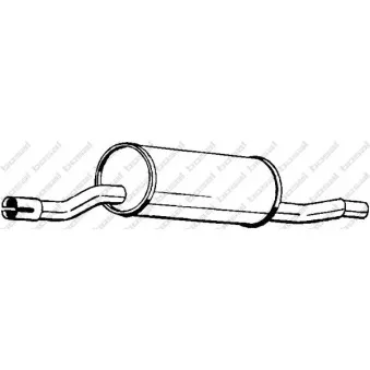 Silencieux central BOSAL 135-465