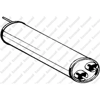 Silencieux central BOSAL 135-493