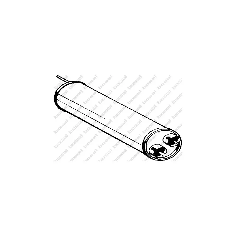 Silencieux central BOSAL 135-493