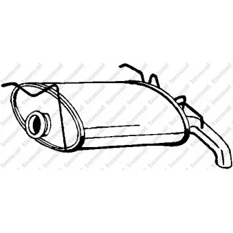 Silencieux arrière BOSAL