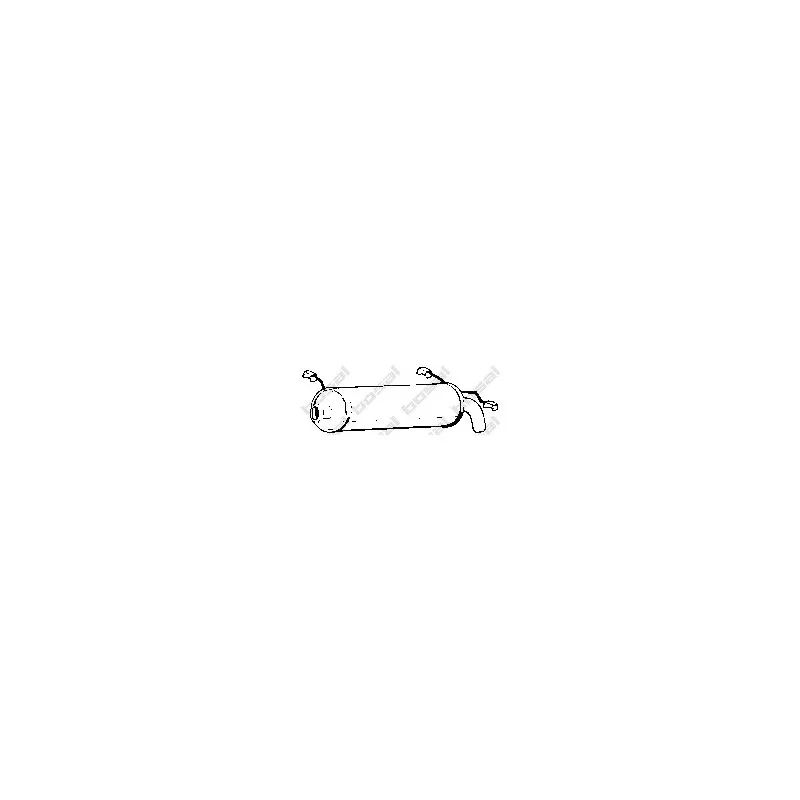 Silencieux arrière BOSAL 135-653