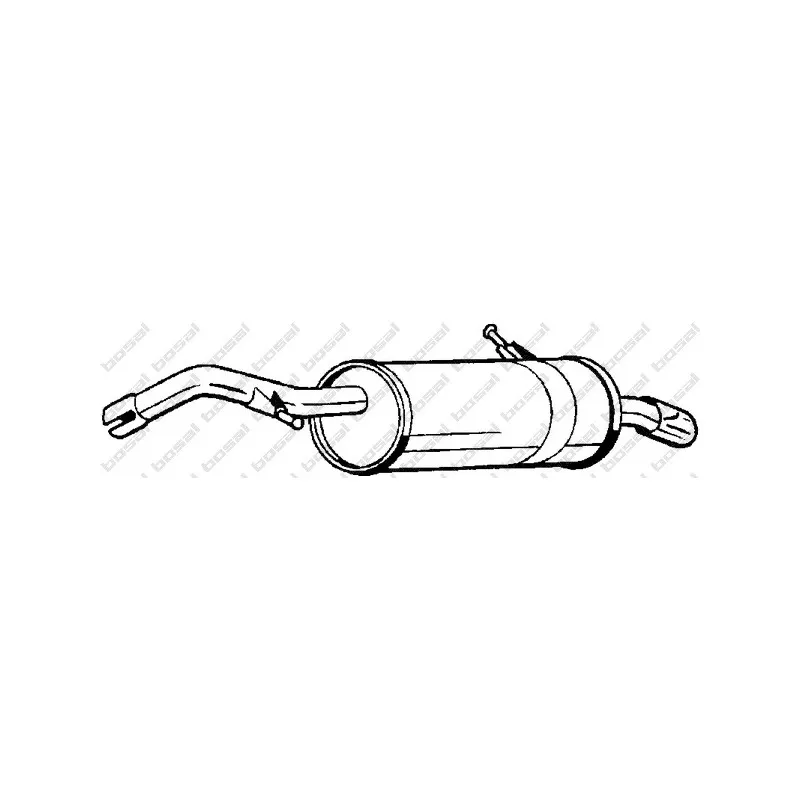 Silencieux arrière BOSAL 135-713
