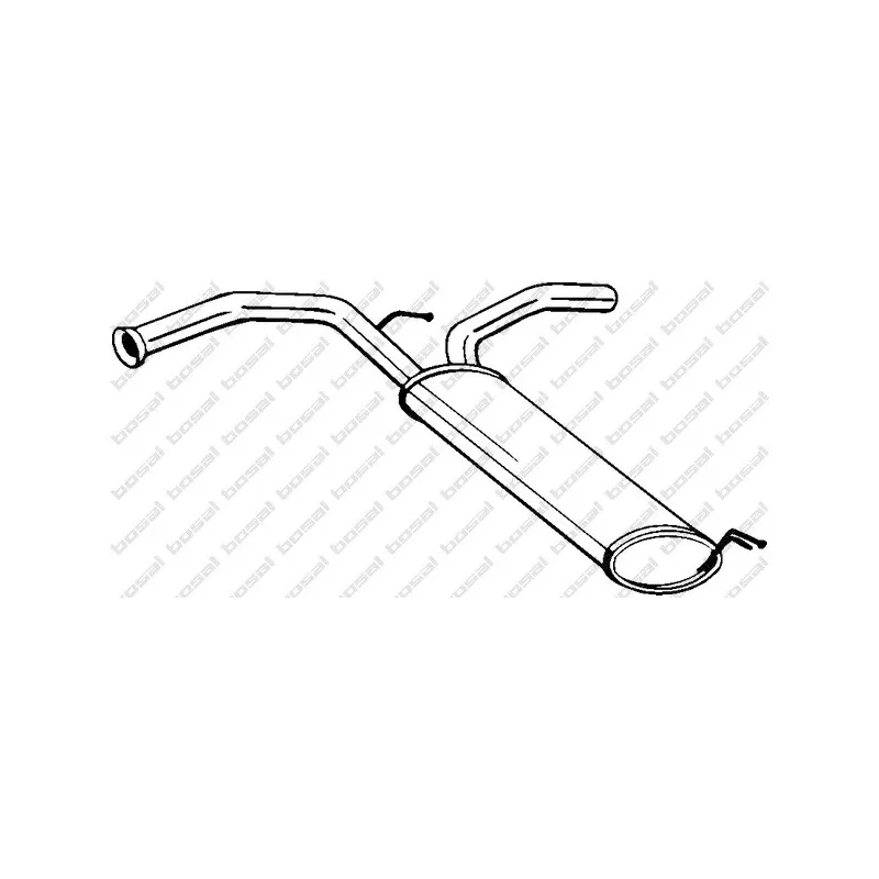 Silencieux arrière BOSAL 135-721
