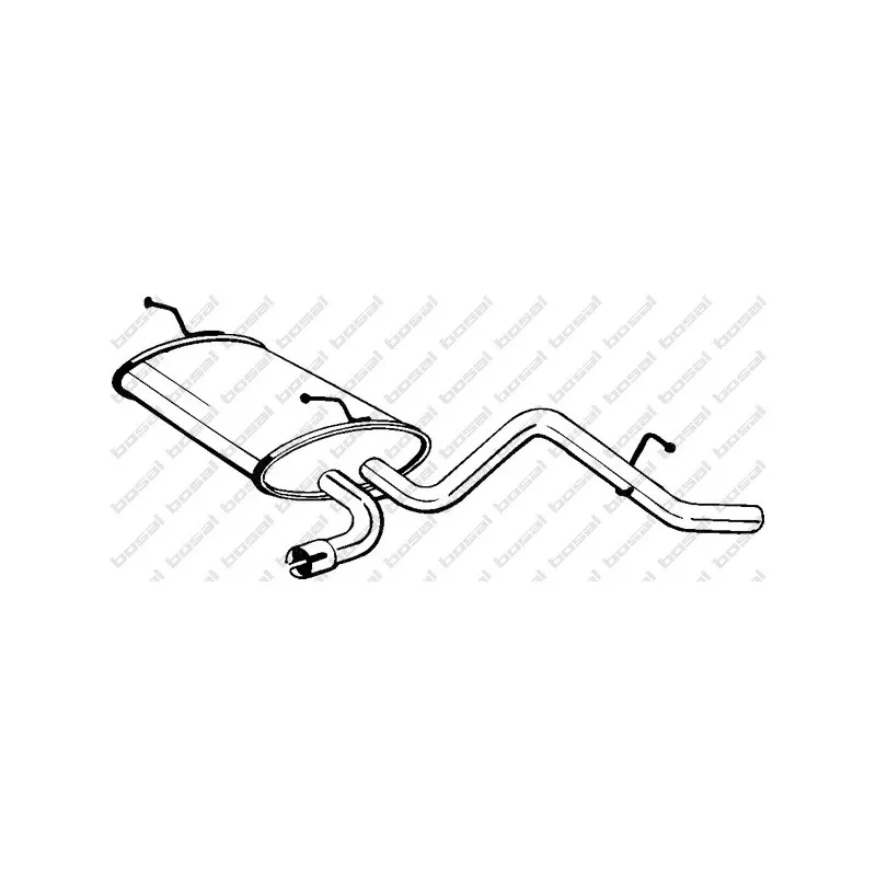 Silencieux arrière BOSAL 141-007