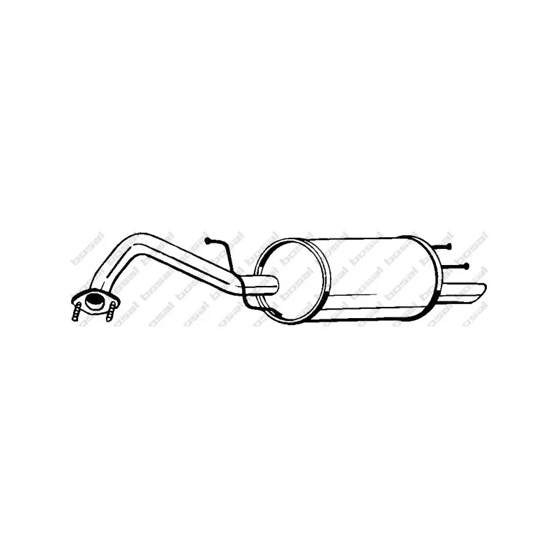 Silencieux arrière BOSAL 141-009