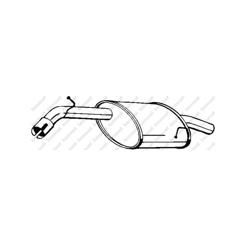 Silencieux arrière BOSAL 141-139