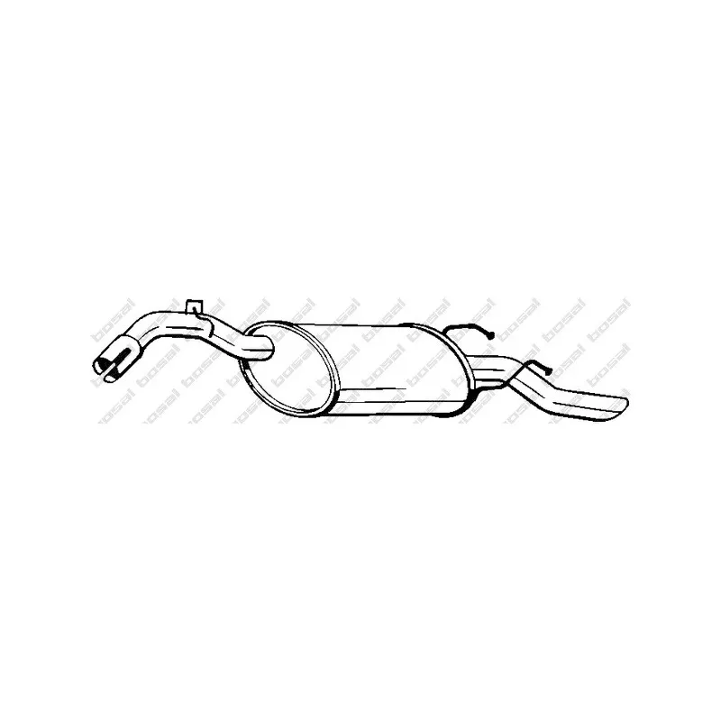 Silencieux arrière BOSAL 141-213