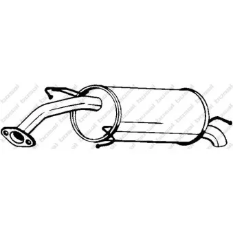 Silencieux arrière BOSAL 141-219