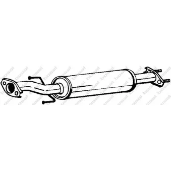 Silencieux central BOSAL 141-385