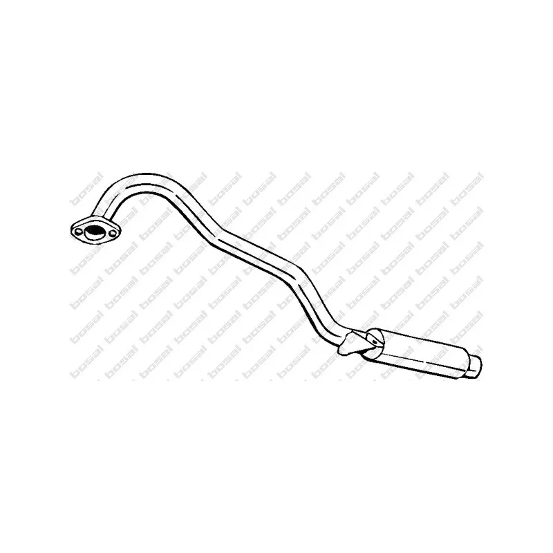 Silencieux arrière BOSAL 145-003