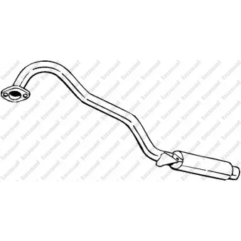 Silencieux arrière BOSAL 145-017