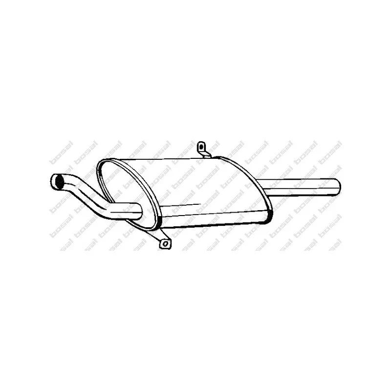 Silencieux arrière BOSAL 145-033