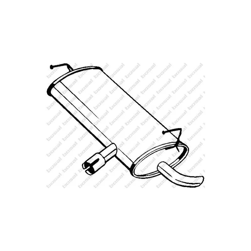 Silencieux arrière BOSAL 145-203