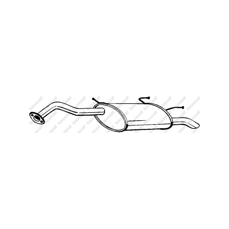 Silencieux arrière BOSAL 145-393