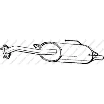 Silencieux arrière BOSAL