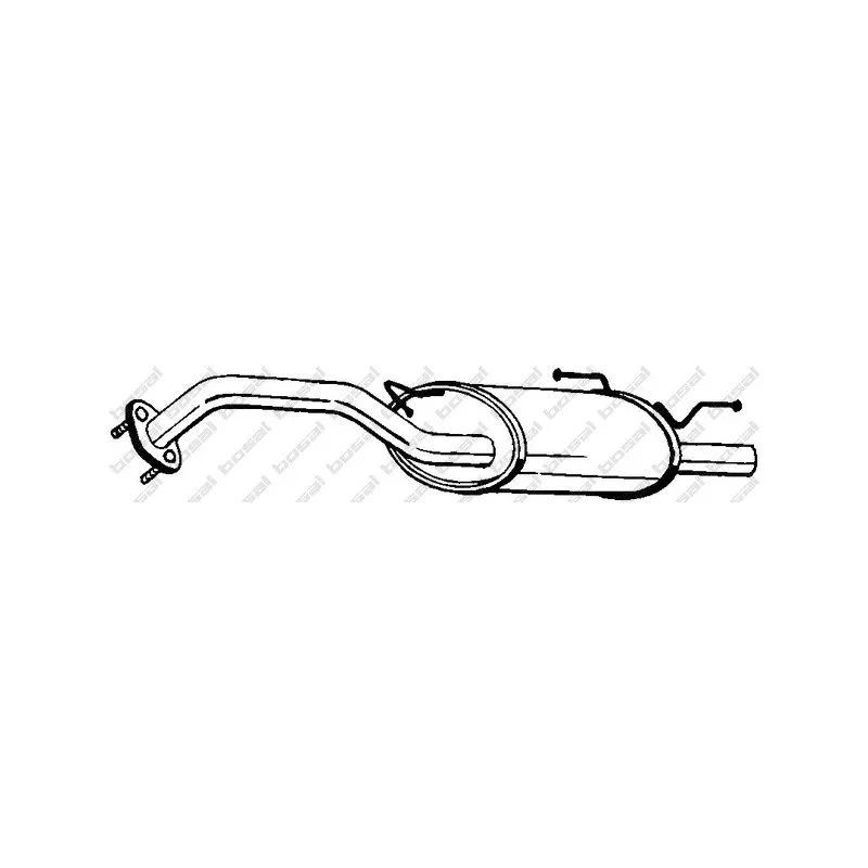 Silencieux arrière BOSAL 145-405