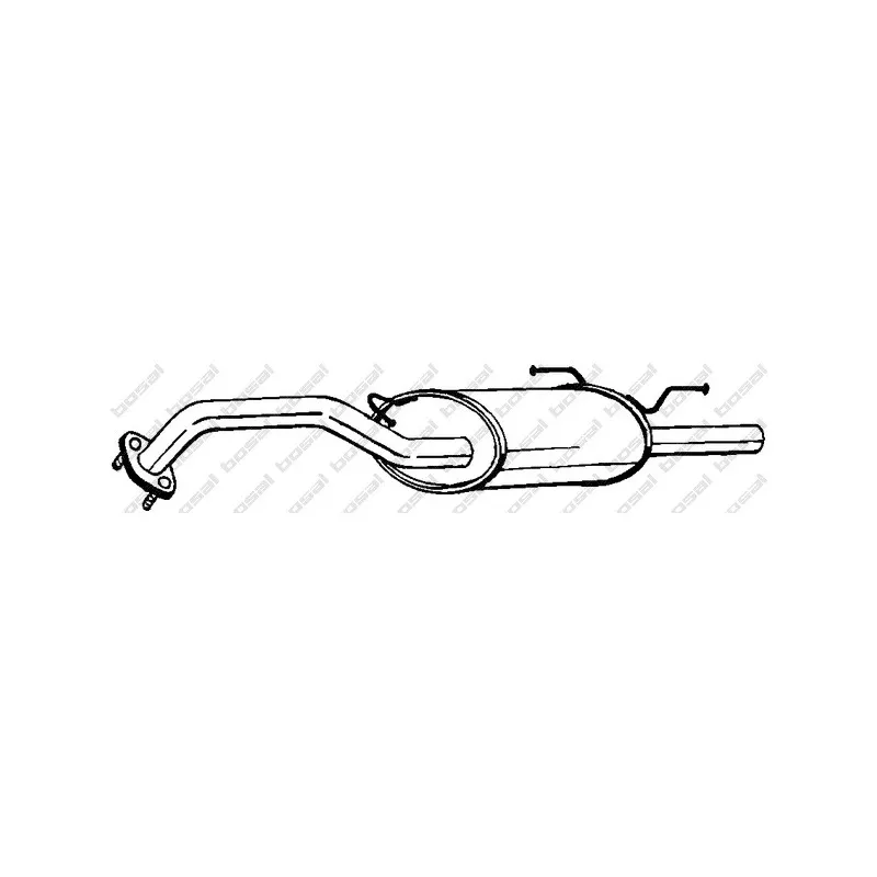 Silencieux arrière BOSAL 145-407