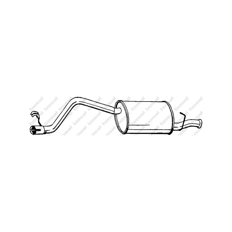 Silencieux arrière BOSAL 148-035