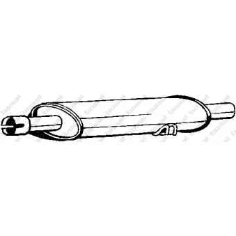 Silencieux central BOSAL