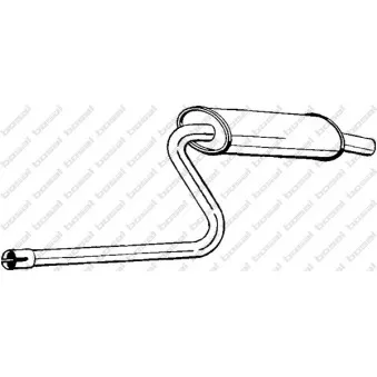 Silencieux central BOSAL 148-133