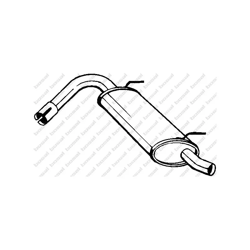 Silencieux arrière BOSAL 148-135