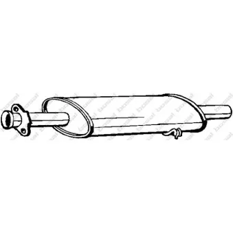 Silencieux central BOSAL 148-141