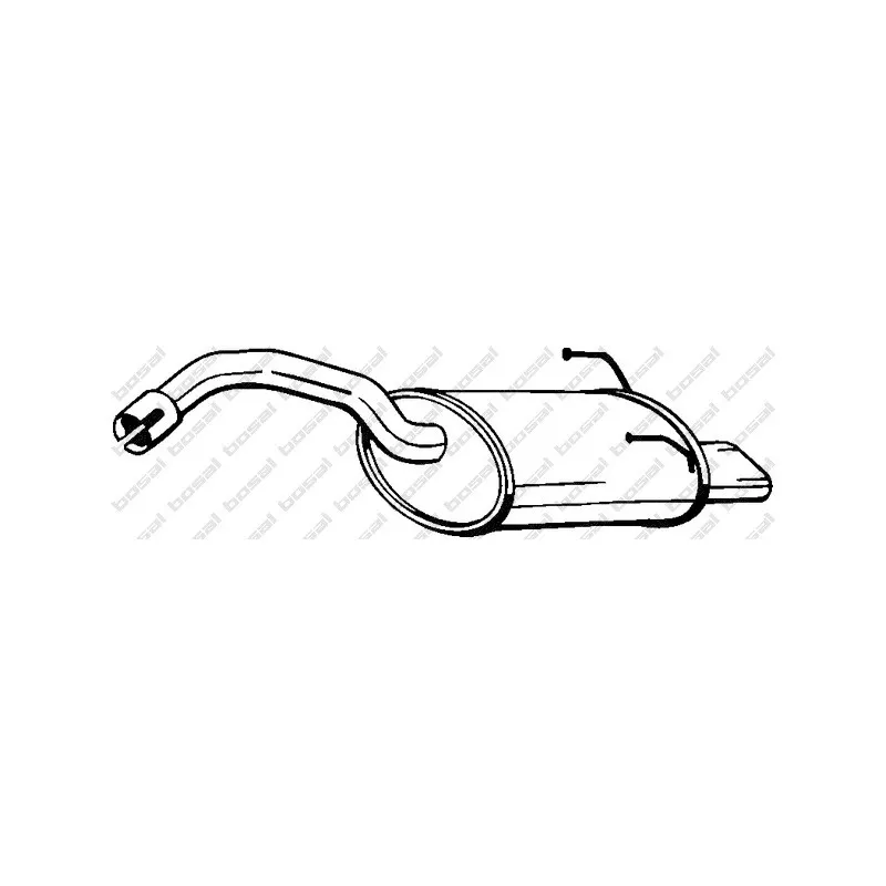 Silencieux arrière BOSAL 148-183