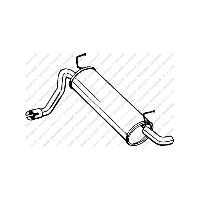 Silencieux arrière BOSAL 148-199