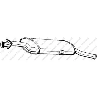 Silencieux arrière BOSAL 148-239