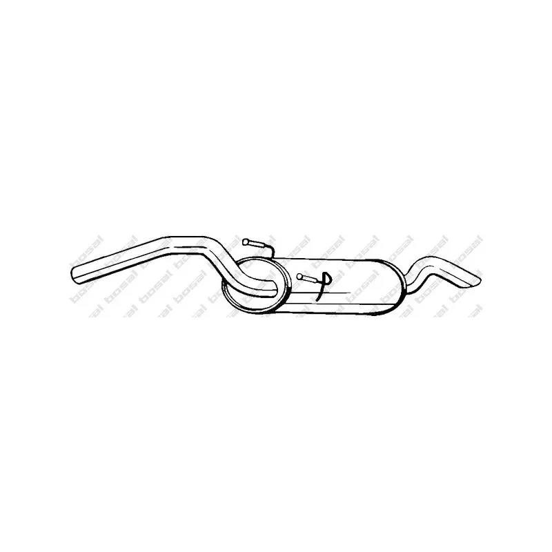 Silencieux arrière BOSAL 148-265