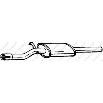 Silencieux central BOSAL 148-337