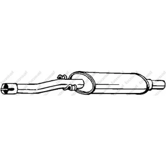 Silencieux central BOSAL 148-853