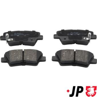 Jeu de 4 plaquettes de frein arrière JP GROUP 3563700910
