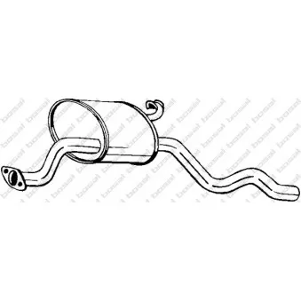 Silencieux central BOSAL 154-025
