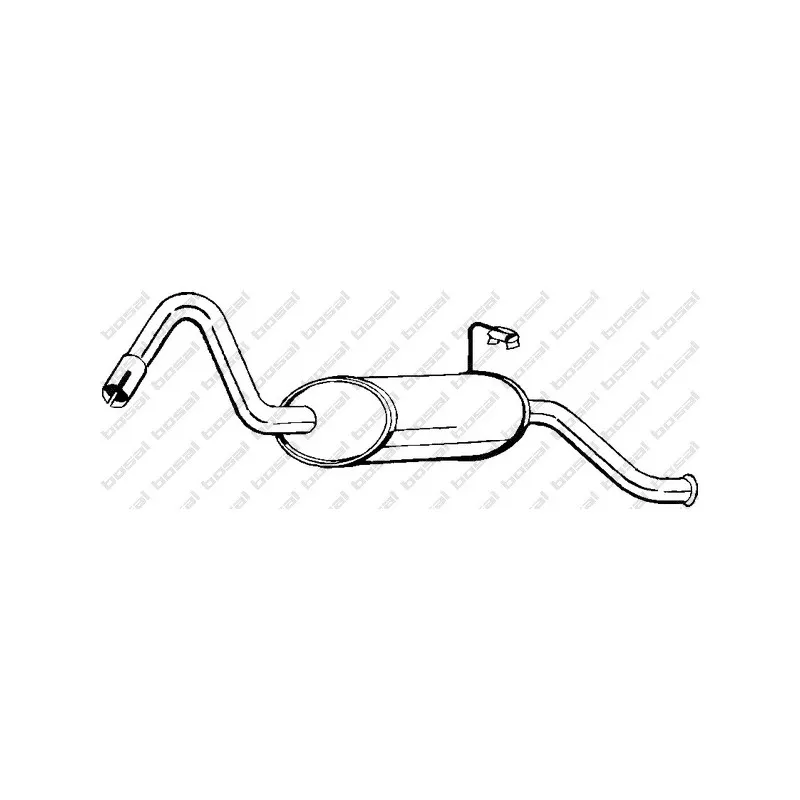 Silencieux arrière BOSAL 154-039