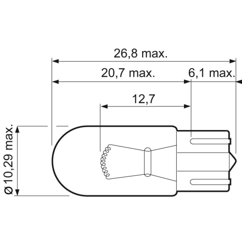Ampoule, feu de position VALEO 032211 - Visuel 1