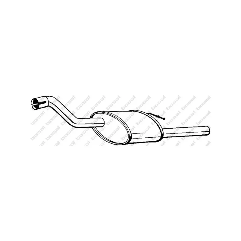 Silencieux arrière BOSAL 154-331
