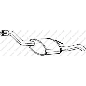 Silencieux arrière BOSAL 154-333