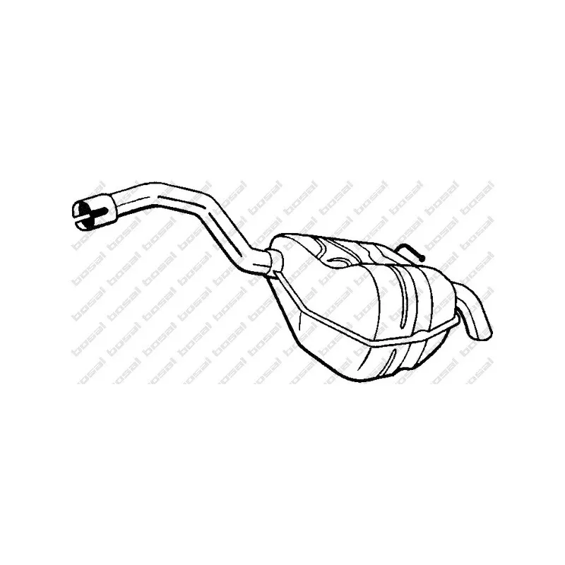 Silencieux arrière BOSAL 154-353