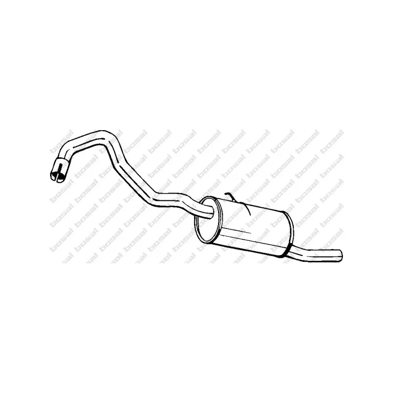 Silencieux arrière BOSAL 154-355