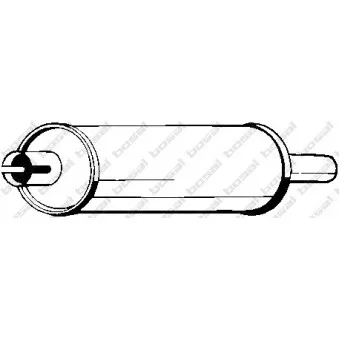 Silencieux central BOSAL 154-545