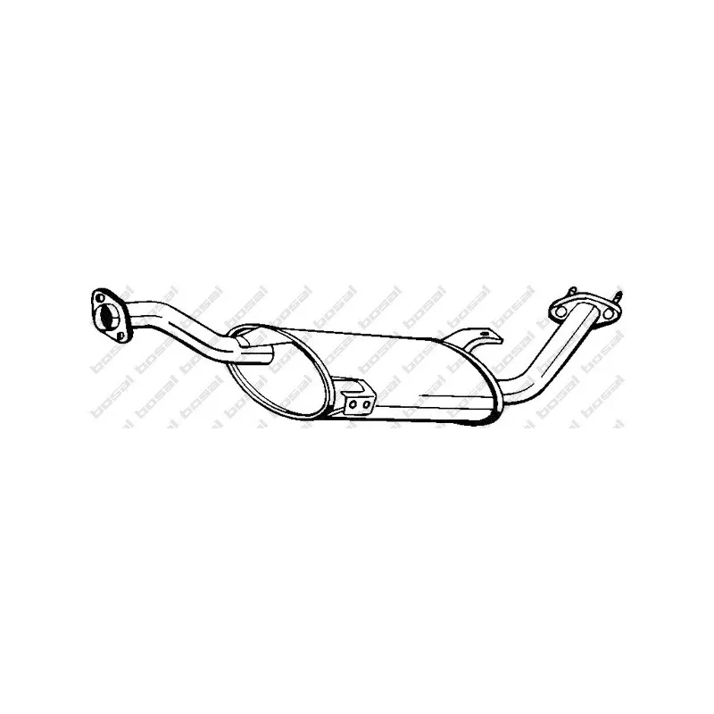 Silencieux central BOSAL 154-549