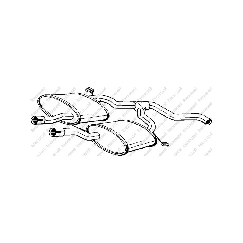 Silencieux central BOSAL 154-745