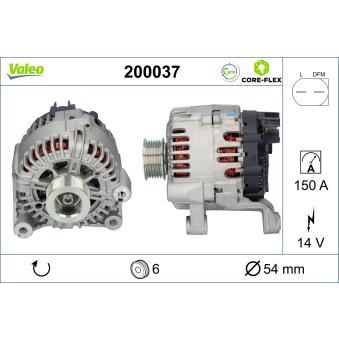 Alternateur VALEO 200037