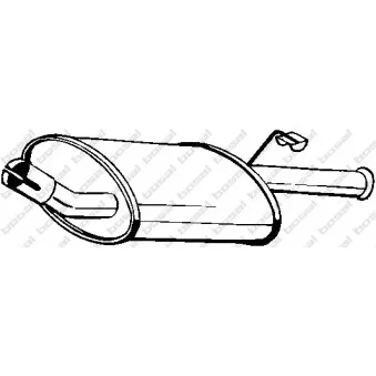 Silencieux arrière BOSAL