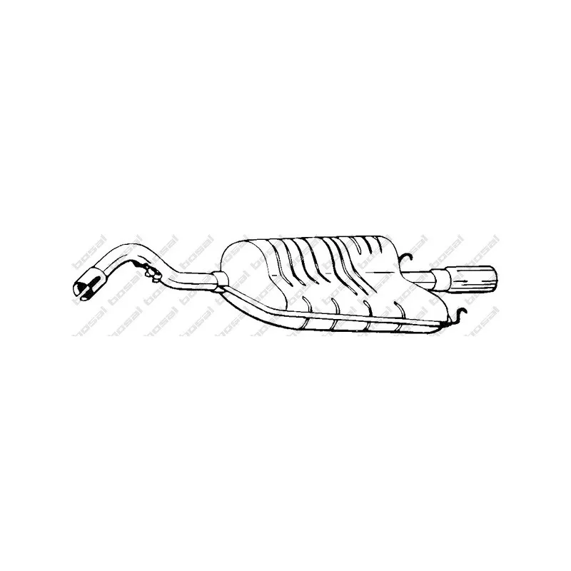 Silencieux arrière BOSAL 154-851
